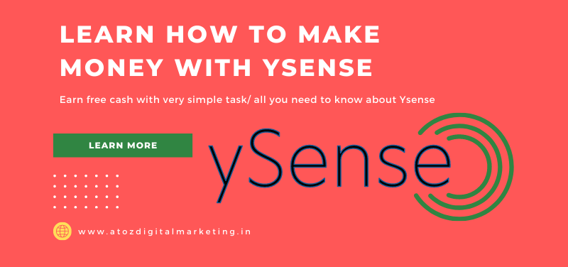 earn money with ysense